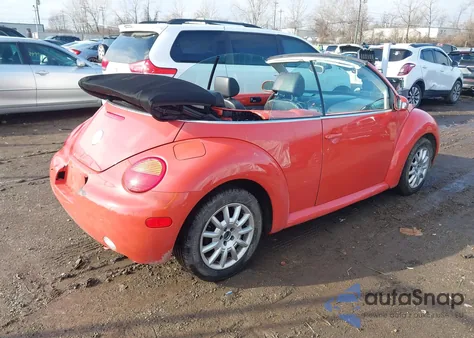 2004 Volkswagen New Beetle Gls из США, поврежденный, VIN 3VWCM31Y54M344625